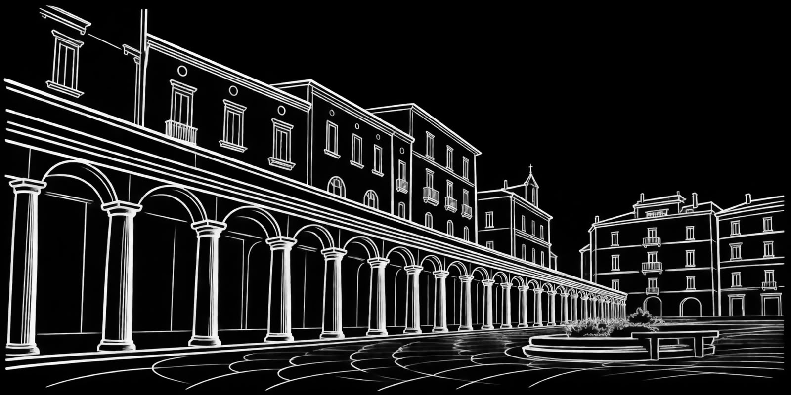 Portici del centro storico - Pro Loco Gelbison